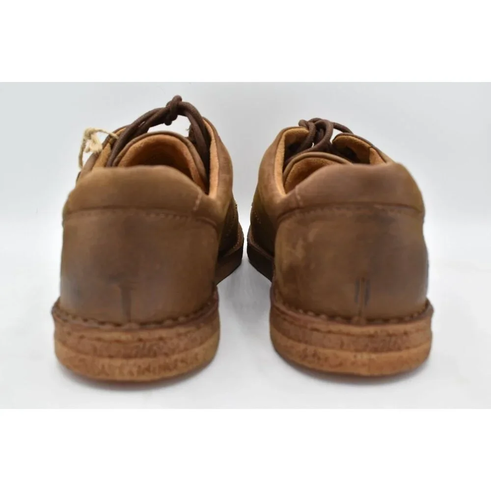 Born Mens Size 9‎ Starwind Brown Carafe Nubuck Leather Oxford Casual Dress Shoes